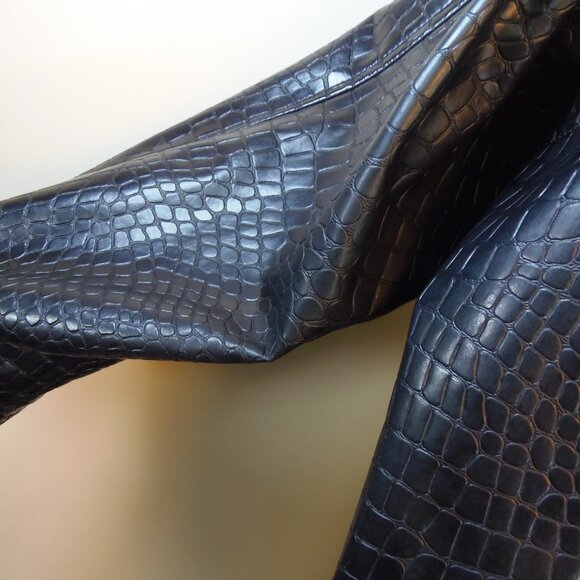 Mycra Pac Life Crocodile Pattern Full Length 2X woman's Coat MobWife WhimsyGoth - Picture 12 of 16